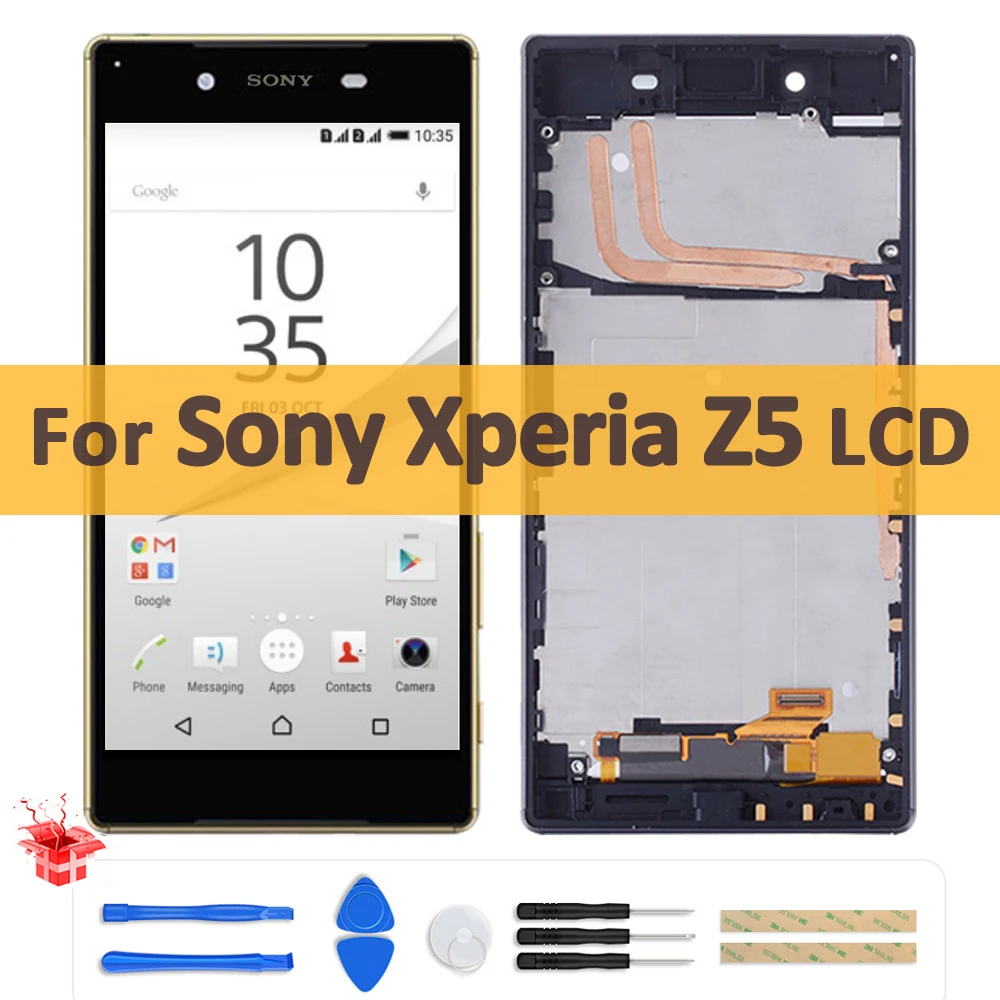 

5.2" Original LCD For Sony Xperia Z5 Dual LCD Display E6603 E6633 E6653 E6683 Digitizer Assembly For SONY Z5 Touch Screen Panel