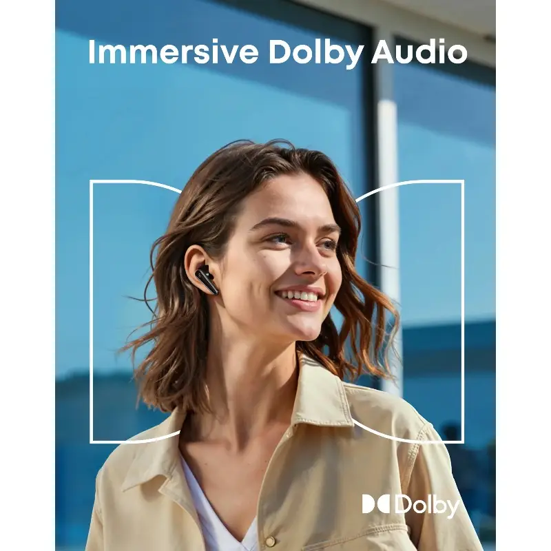 Soundcore By Anker Liberty5 Noise-Cancelling Wireless Earbuds 3.0 Dolby Sound Version 48H Wireless Bluetooth Headphones - 5