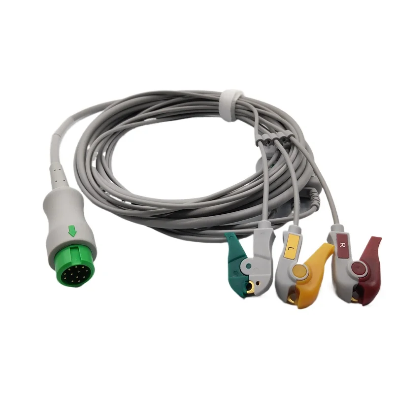 2pcs ECG Cable – Fits D3/D6 Systems