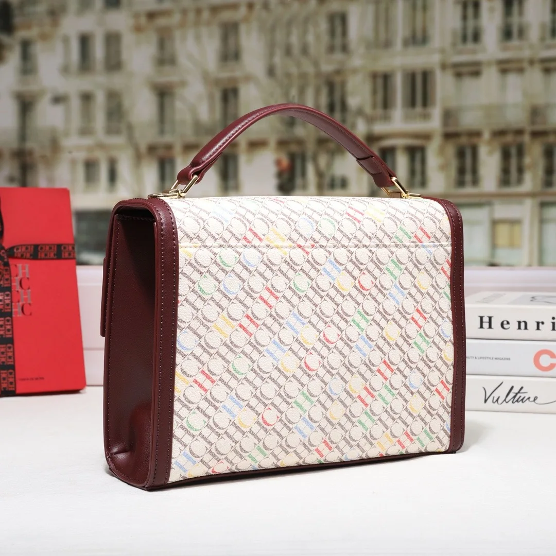 Новинка 2024 года, квадратная сумка с принтом — милый маленький женский кошелек через плечо, модная сумка через плечо с цветочным узором, универсальный рюкзак