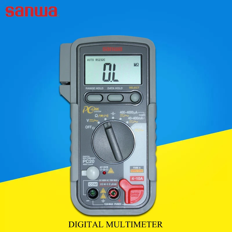 Japan sanwa PC20 Compact Digital Multimeter; Data Processing/PC Connectivity