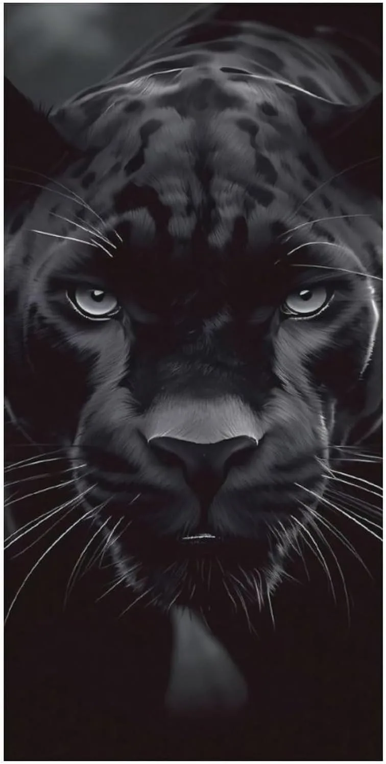 Black Panther Print Microfiber Beach Towel Quick Dry Sand Free Soft Absorbent Towel for Men Summer Swimming Pool Travel Gym