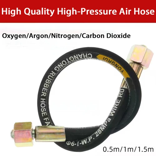 Cilindro de argón de alta presión a través del tubo de Gas, cilindro de oxígeno y dióxido de carbono, cilindro grande a conector de manguera de cilindro pequeño
