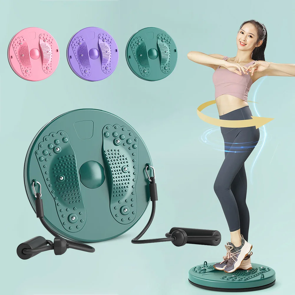 Exercise Waist Twisting Disc Foot Massage Waist Torsion Disc Fitness Equipment Portable Magnetic Tension Waist Twisting Machine