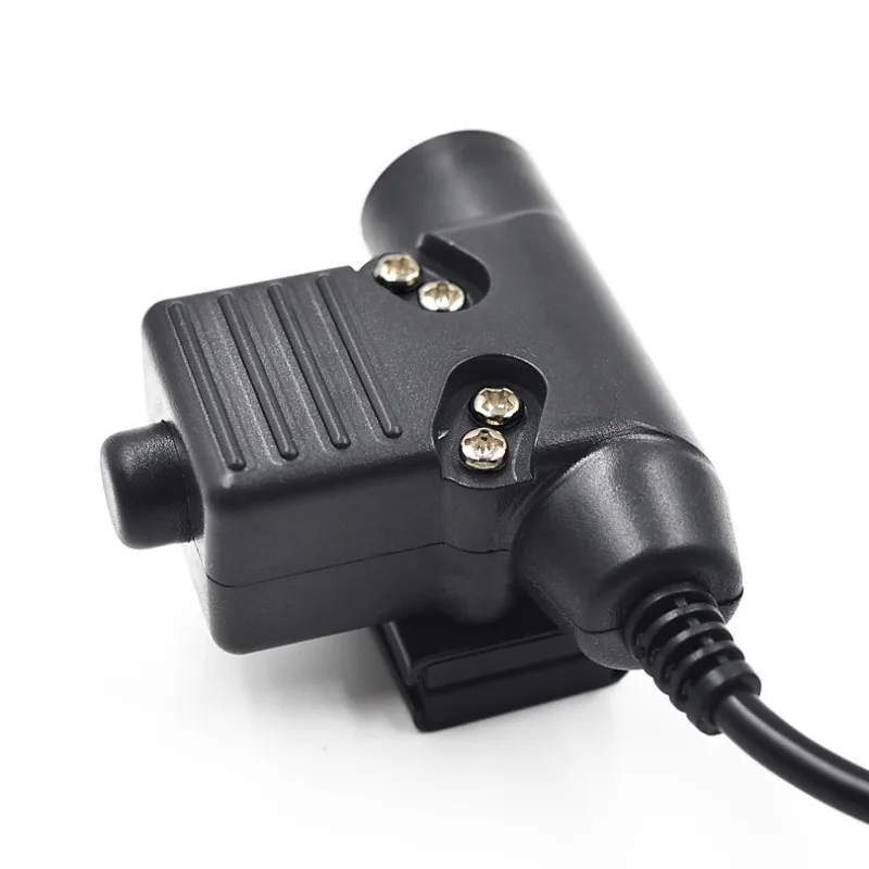 U94ラジオpttヘッドセット、ミリタリーアダプター、iPhone携帯電話用zタクティカル、kプラグ