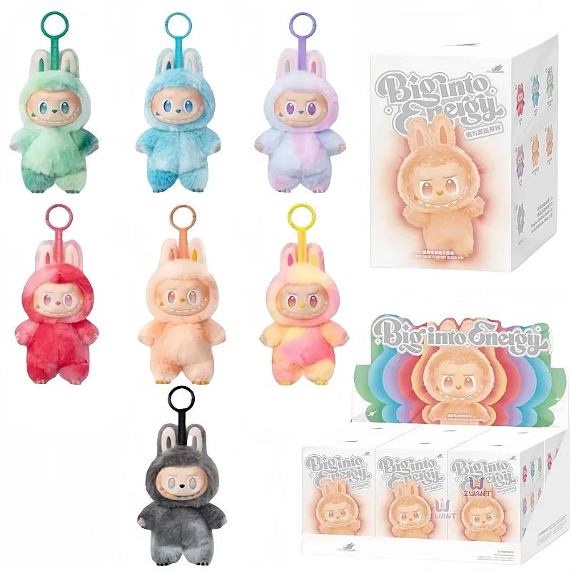

Hot New Labubu V3 The Monsters High Energy Ahead Series Plush Pendant Blind Box Toys Macaroon Vinyl Plush Brithday Gifts Doll