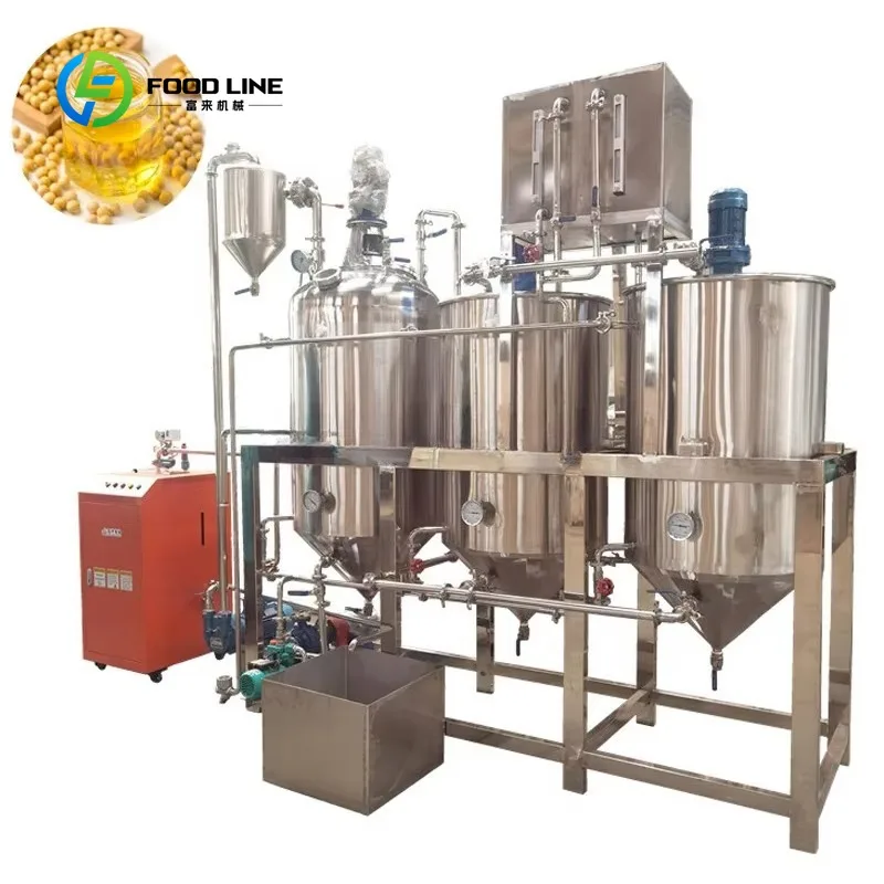 100kg/h Cooking Oil Filter Machine Purification Edible Oil Refinery Machine