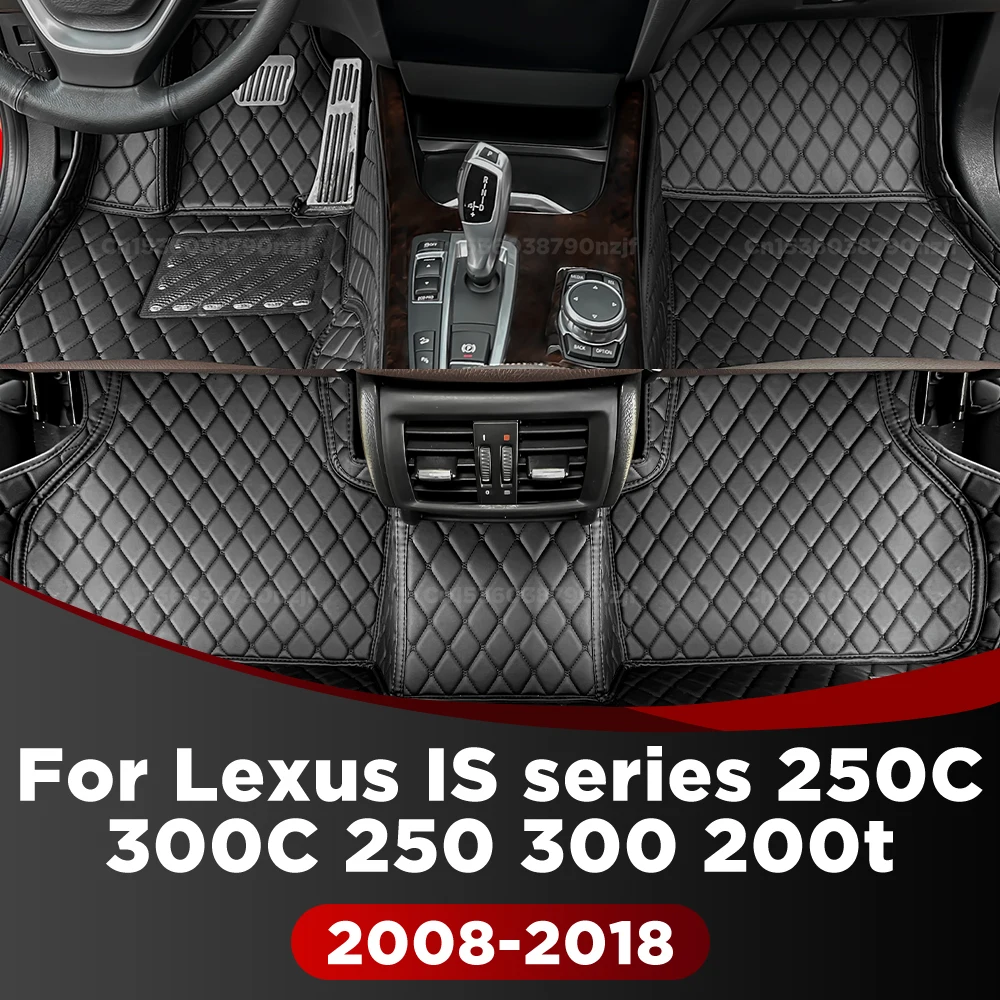 

For Lexus IS series IS250C IS300C IS250 IS300 IS200t 2008-2018 Custom Car Floor Mat Automobile Carpet Cover Interior Accessories