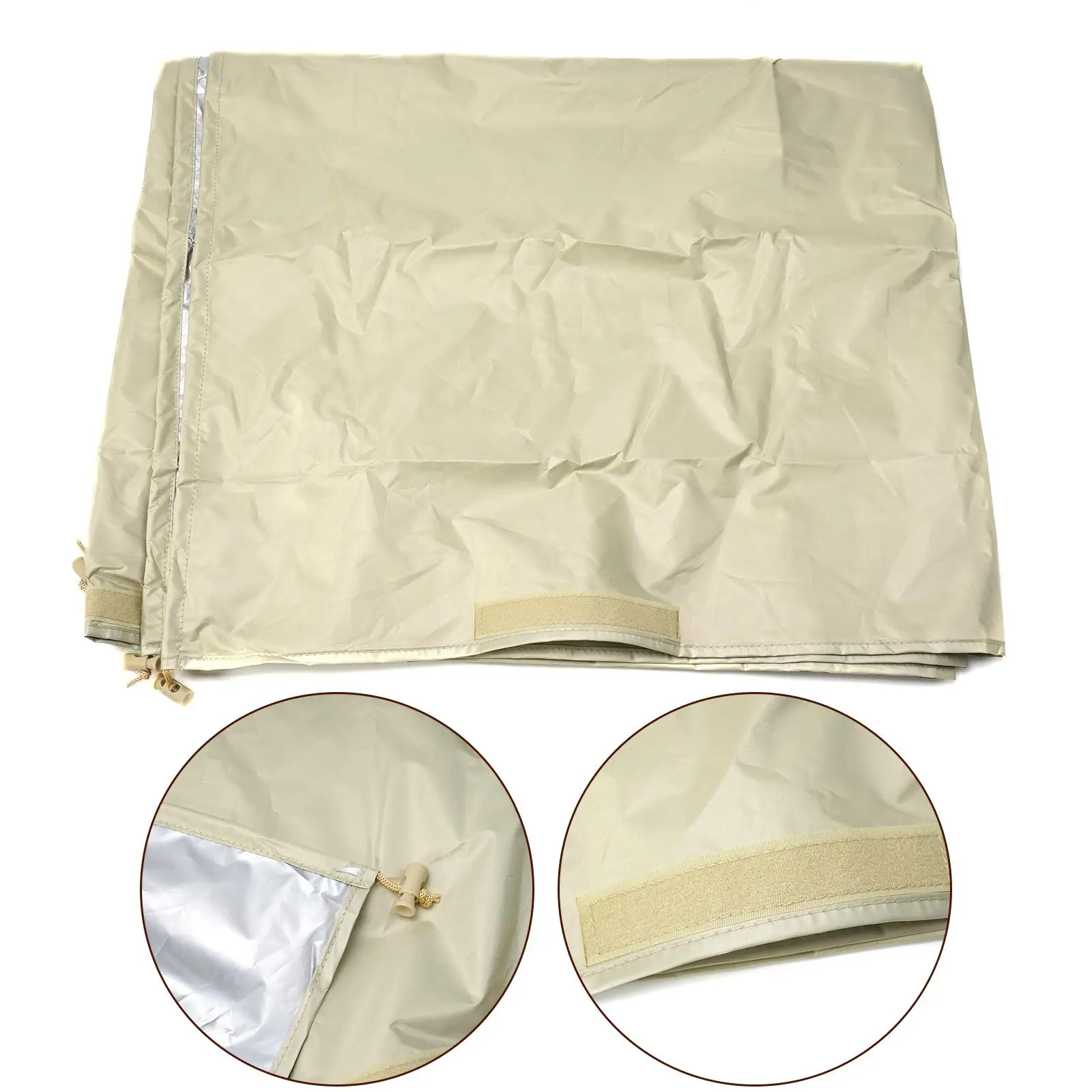 Heavy Duty Solar Reel Protective Cover for Swimming For Pools 190T Oxford Fabric Secure Fit with Drawstrings and Fasteners