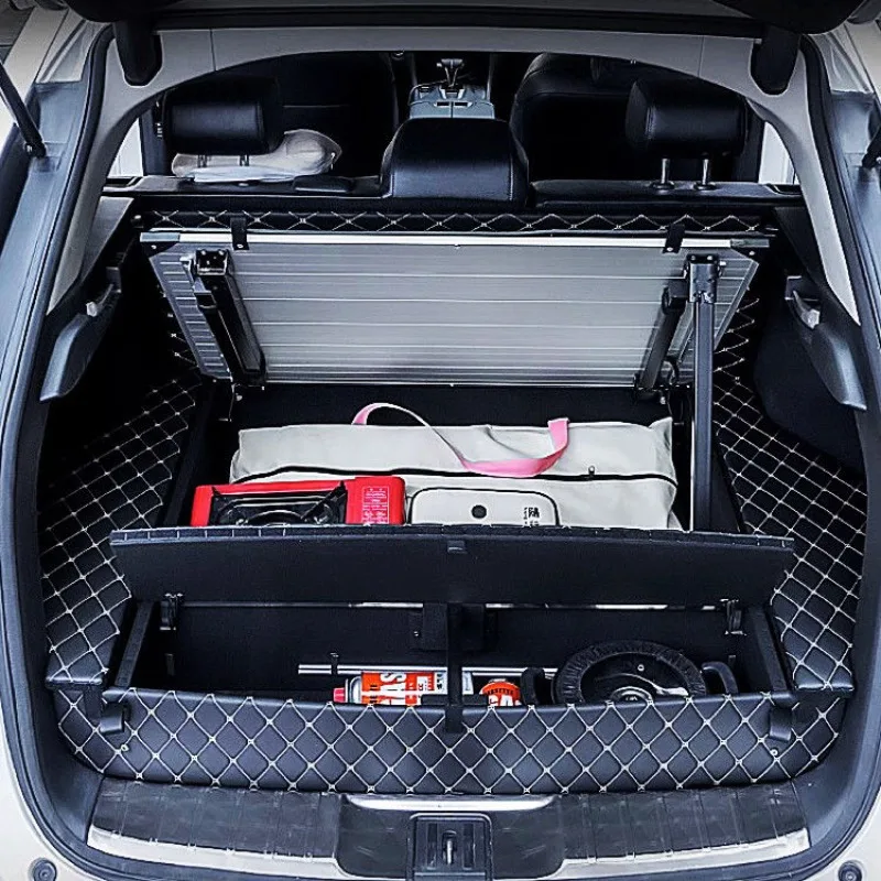 Change the trunk to a bed, sleep in the car, fill in the rear seat for storage, and modify rear row.