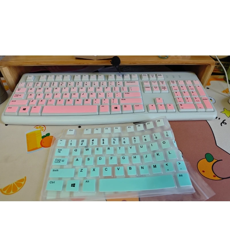 

Keyboard Cover for K120 MK120 Corded Ergonomic Keyboard Waterproof Silicone Keyboard Protectors Skin Replacement
