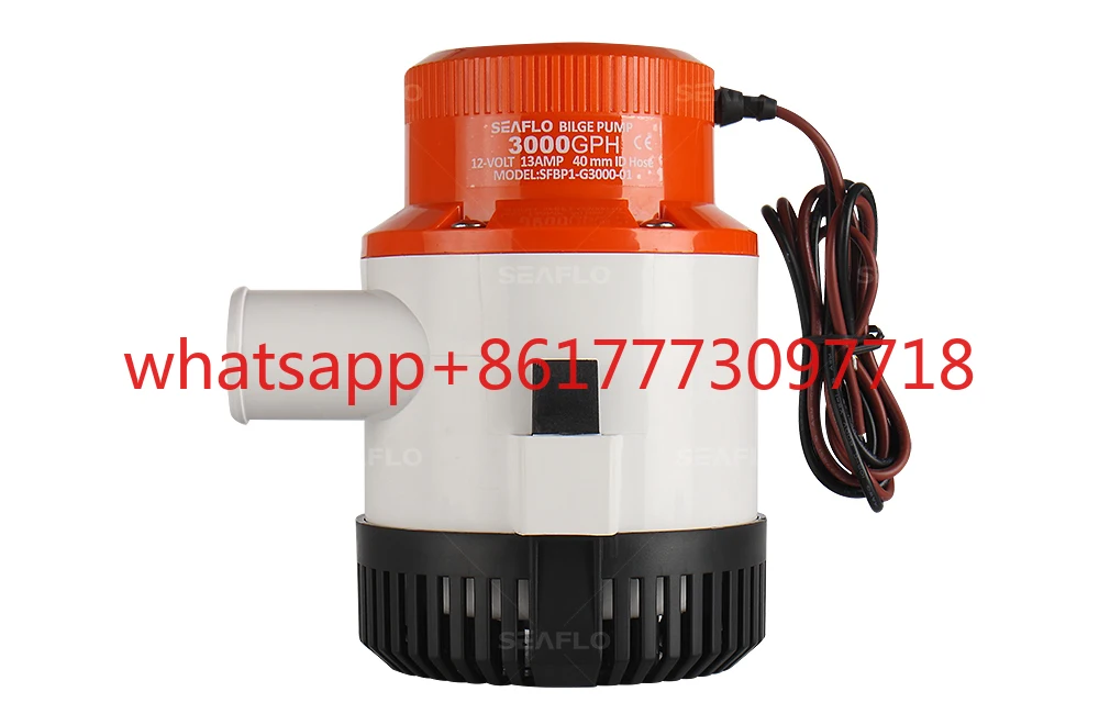 DC Non-automatic Bilge Water Pump 01 Series Electric Marine Yacht Speedboat Large Flow Water Pump