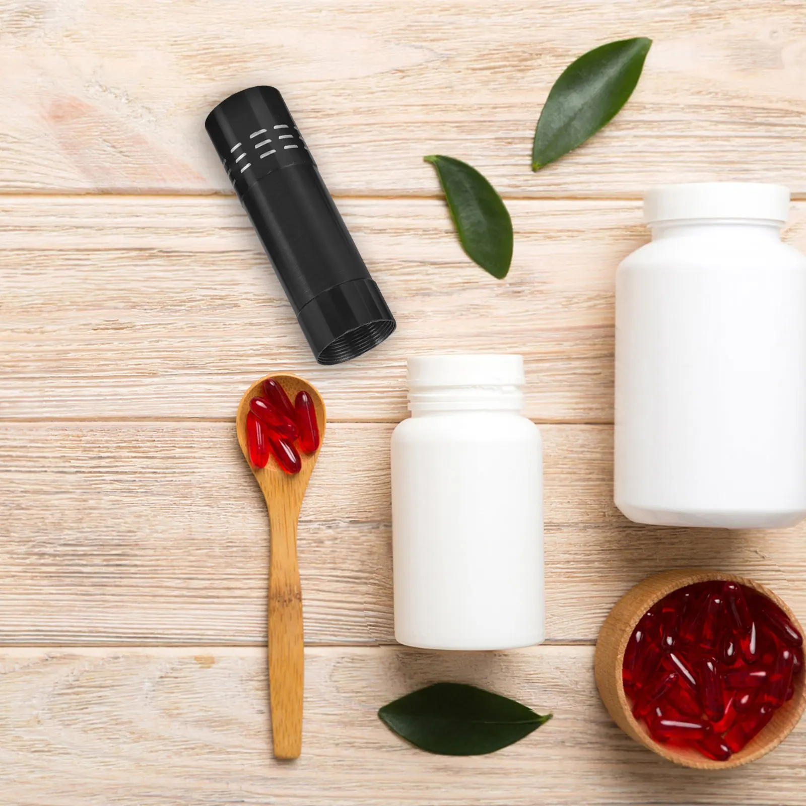 Flashlight Hidden Money Box Slim Organizer Safe Container Secret Compartment Cash Storage Mechanical Safe Box Valuables Hide