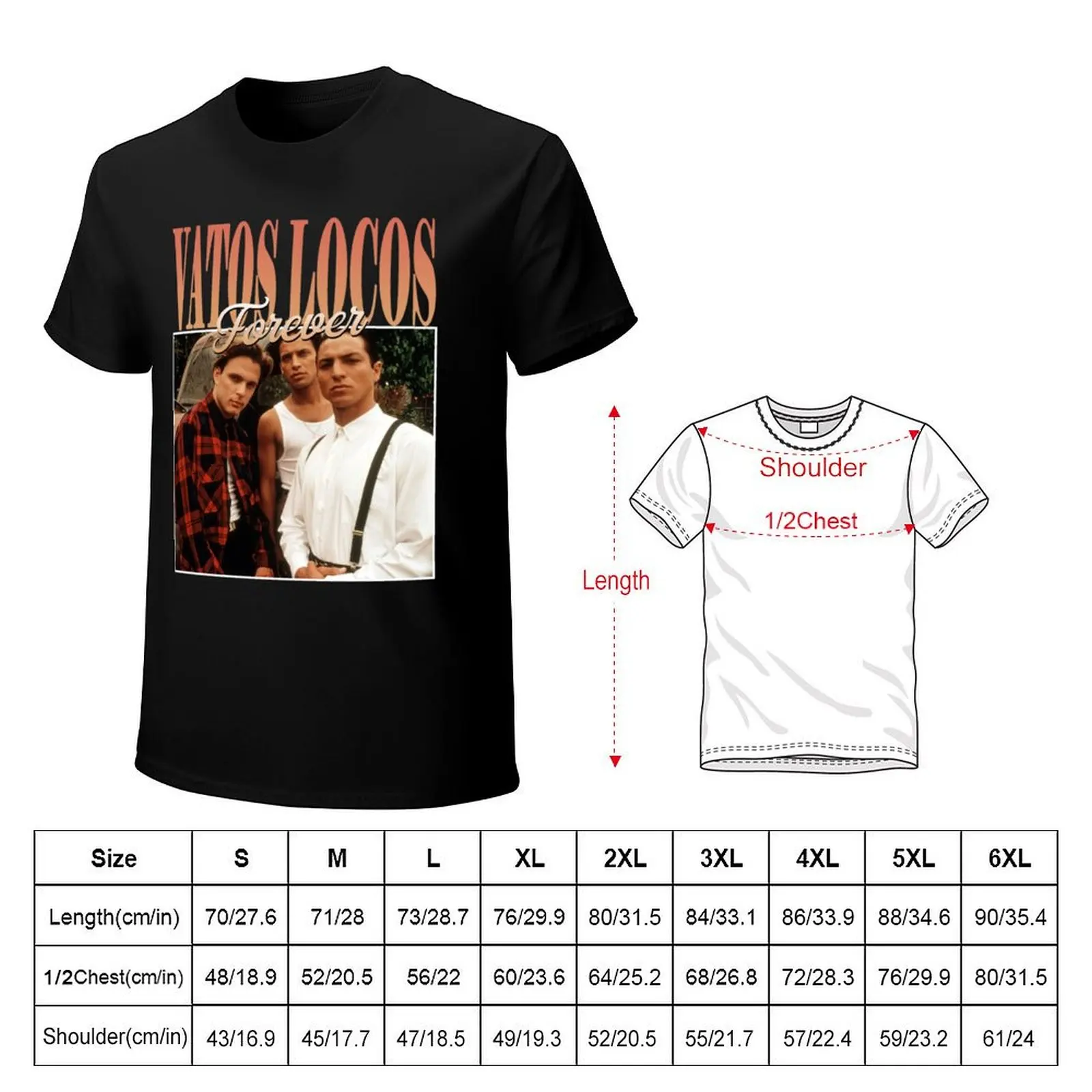 Vatos-Locos-Forever-Blood-In-Blood-Out-1993 T-Shirt t shirt for man T-Shirt