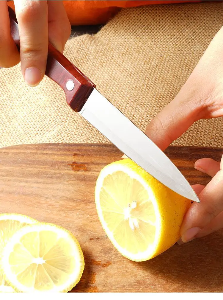 Professionelles Kochmesser, Obstmesser, Küche, Grillmesser, Peeling, rostfrei, Antihaft-Kunststoff, Küchenmesser und Zubehör – Detail 7