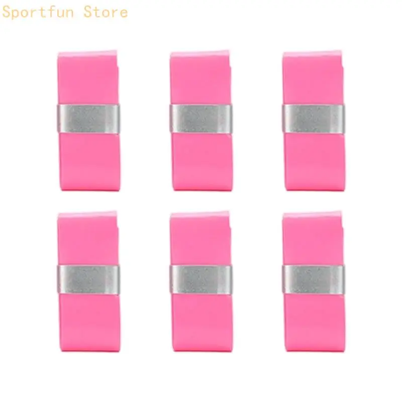 6lots Flexible PU Overgrip Tape Tennis Racket Grip Tape,Badminton Racket Grip X7JD