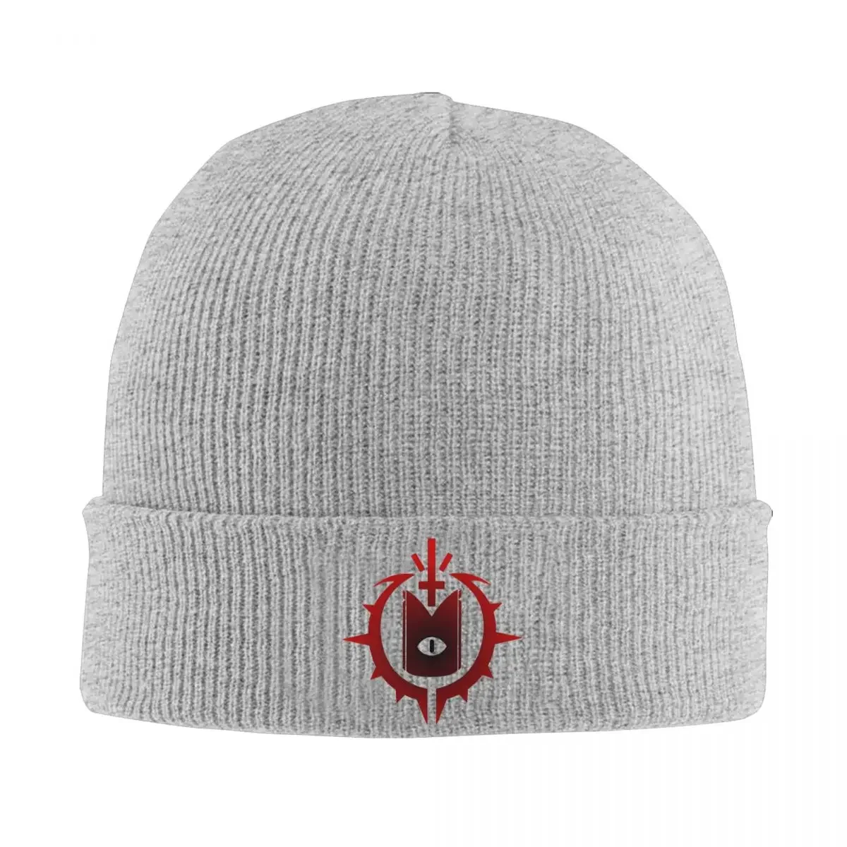 Cult Of The Lamb Ritual Symbol Knitted Hat Beanies Winter Hat Warm Street Caps Men Women