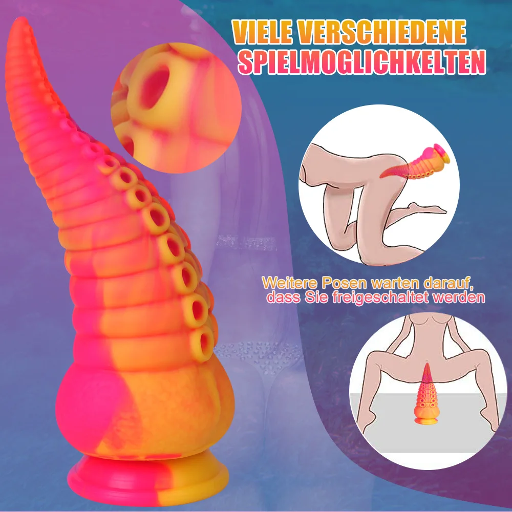 Silicone polpo tentacolo Butt dilatatore Plug anale giocattolo del sesso per donne uomini ano Expander prodotto per adulti dildo animali grande gioco erotico