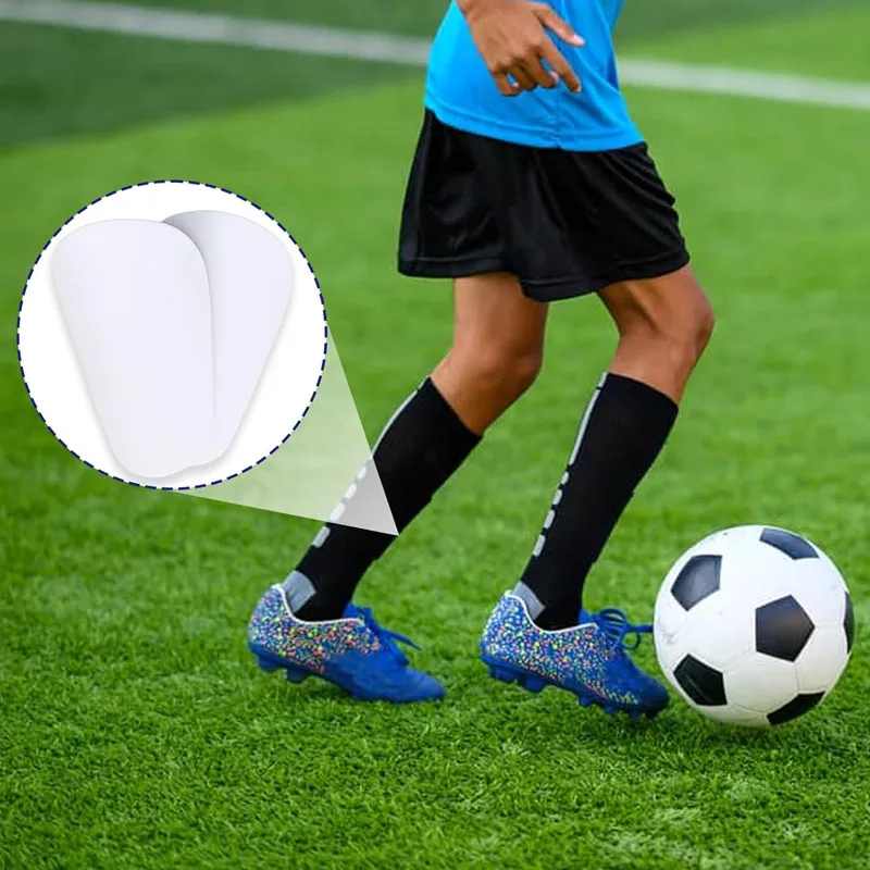 1 Pair Mini Football Leg Protectors PP Material Lightweight Design Soccer Training Equipment