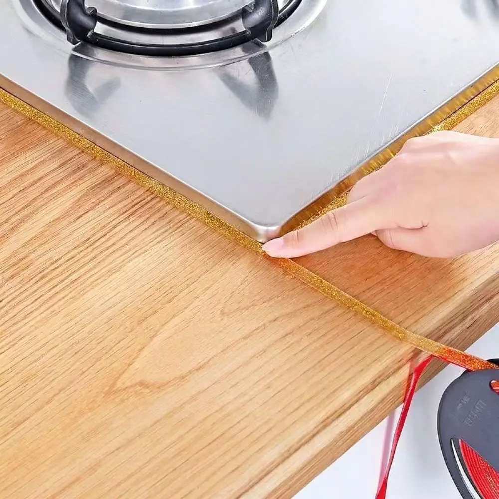 Self Adhesive PVC Sealing Strip Waterproof Wall Corner Trim Decorative Tape For Kitchen Bathroom Ceiling Edging Line