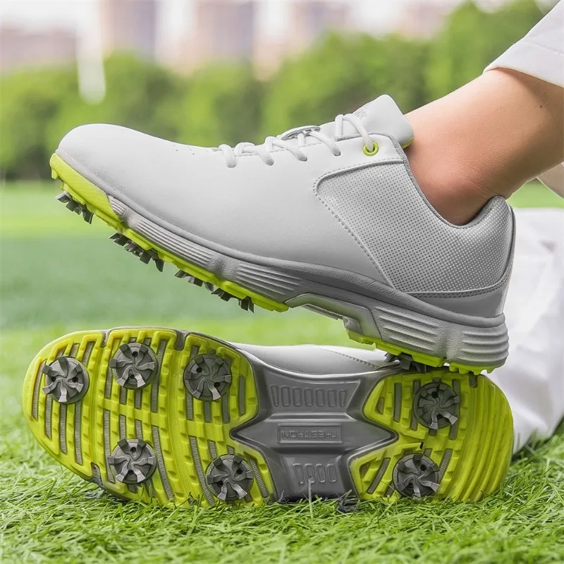 Chaussures de golf coordonnantes pour hommes, baskets de golf, chaussures de sport en plein air, chaussures de marche pour golfeurs, nouveau