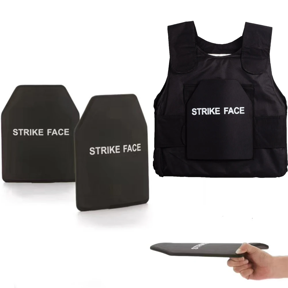 Inserts de protection tactiques, gilet pare-couteaux, bouclier de défense en acier allié trempé pour sac à dos, bouclier de défense personnel