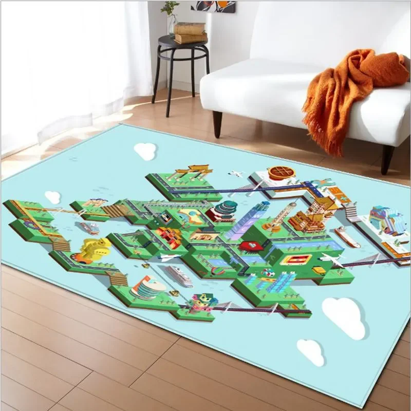 

City Road Game Baby Crawl Mat/carpets for living room rug Kids Best Loved Rug tapete para sala carpet kids room tapis alfombra