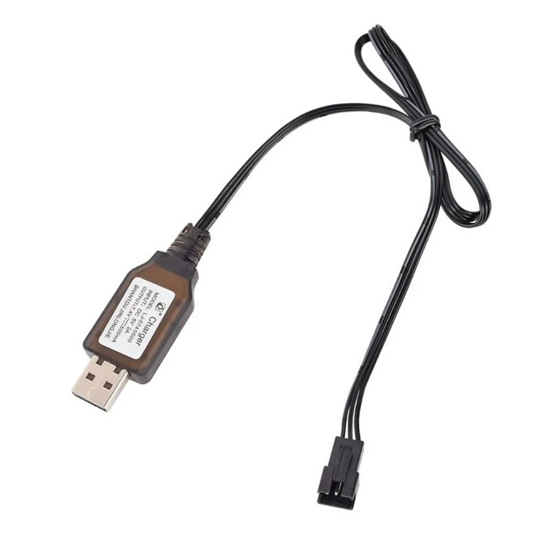 Draagbaar 7.4V SM3P -plug lithiumlader koord voor draai auto externe horloge speelgoed .066a