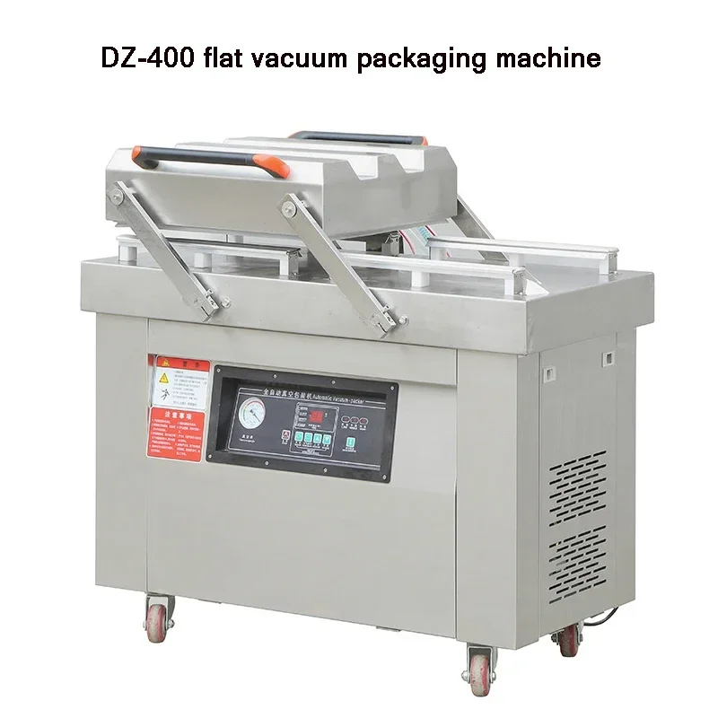 DZ-400 Sealer Vacuum Food Automatic Double Chamber Flat  Vaccum Packer Saver Bags Kichen Commercial Packaging Machine