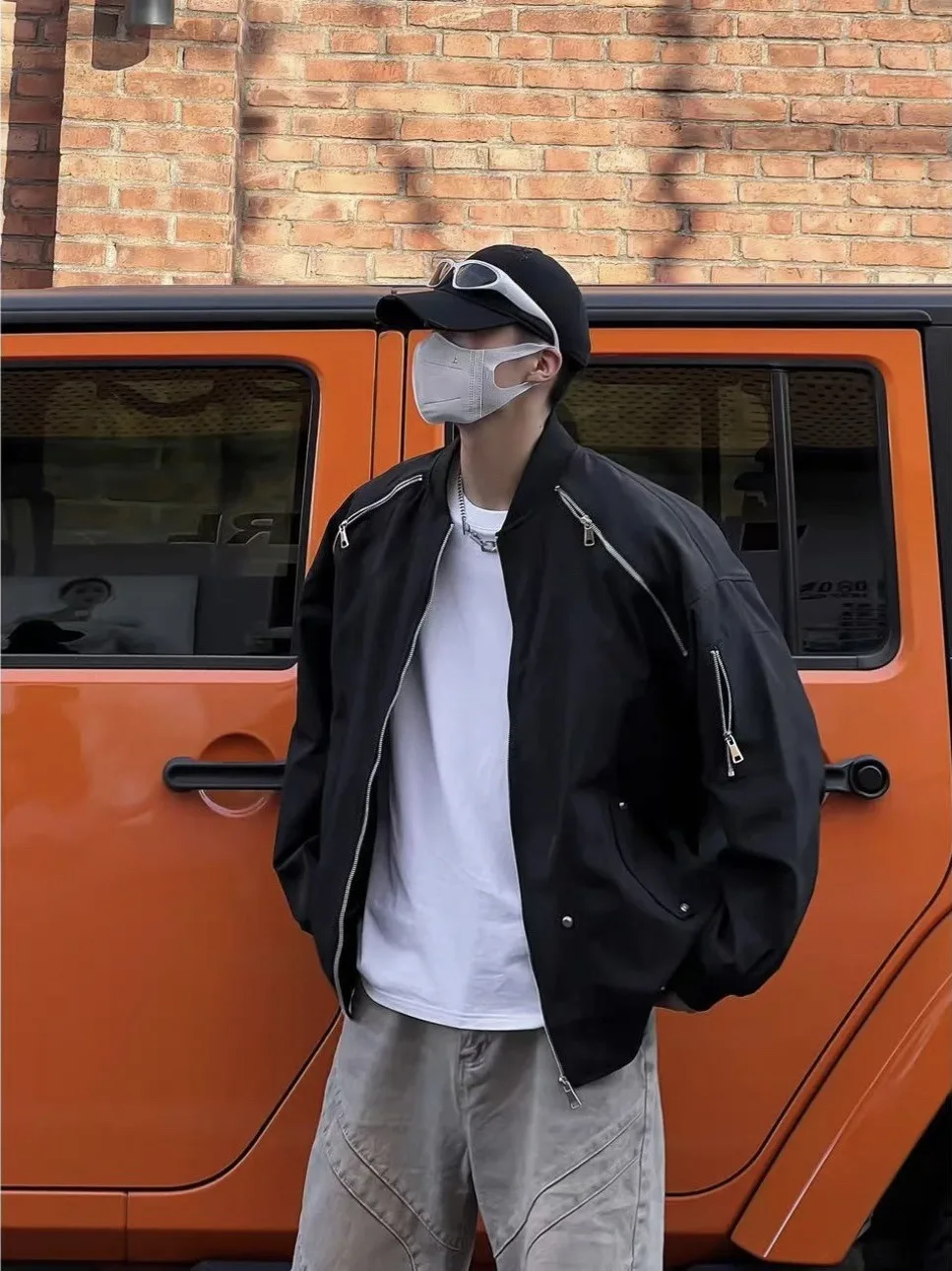 

Мужская утепленная куртка-бомбер из натуральной кожи для города, в ирландском стиле, ветрозащитная, модная, фиолетовая, для активного отдыха, теплая, серебристая, в стиле BF