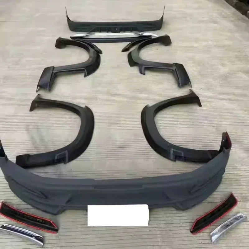 

Переднее и заднее колесо для Toyota Land Cruiser LC200, обновленный широкий обвес, спойлер, автомобильные аксессуары