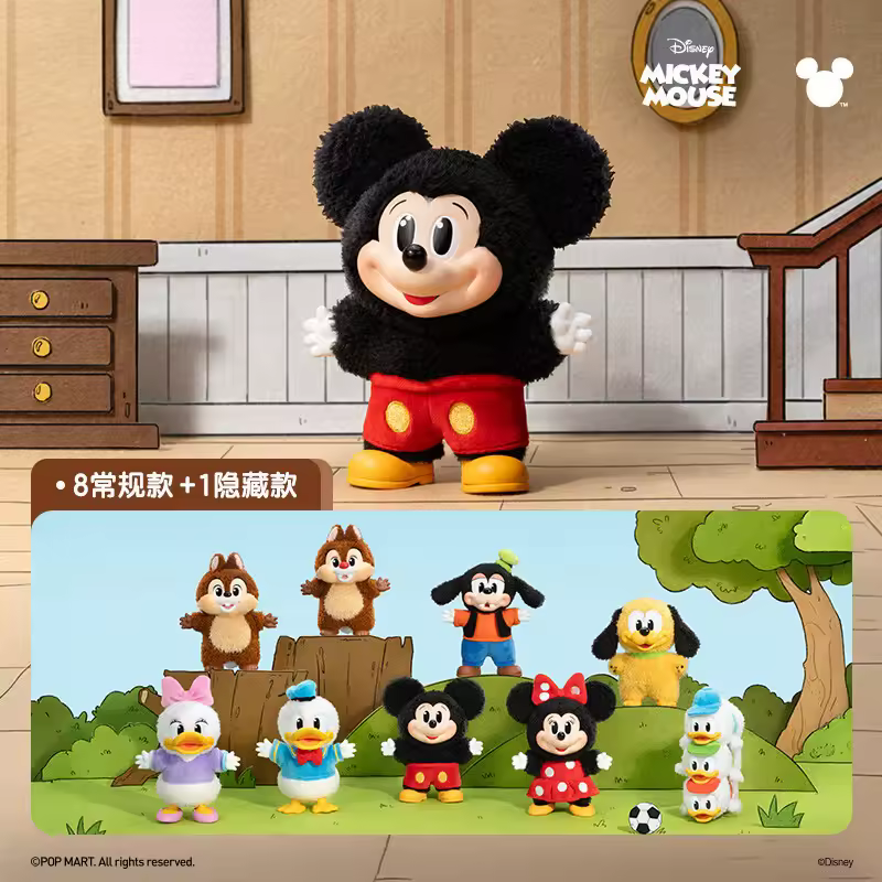 Mart Mickey Family Cute Together Keychain Series Blind Box Vinyl Doll Kawaii Anime Figure Doll Ornaments Kids Birthday Gift - AliExpress 