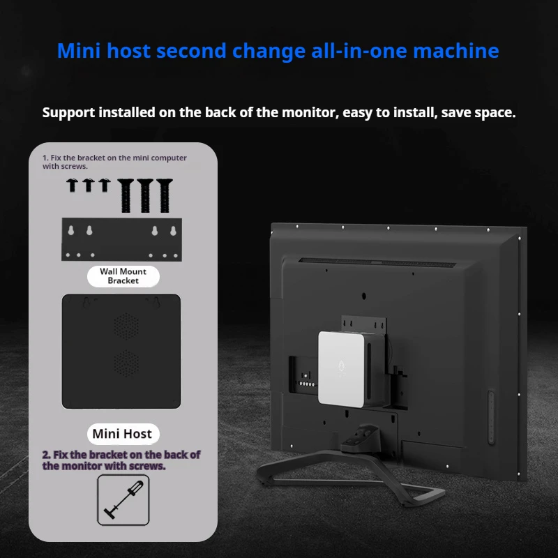 Genmachin AMD Ryzen7 7840HS Ryzen9 7940HS MINI PC Win11 DDR5 32GB