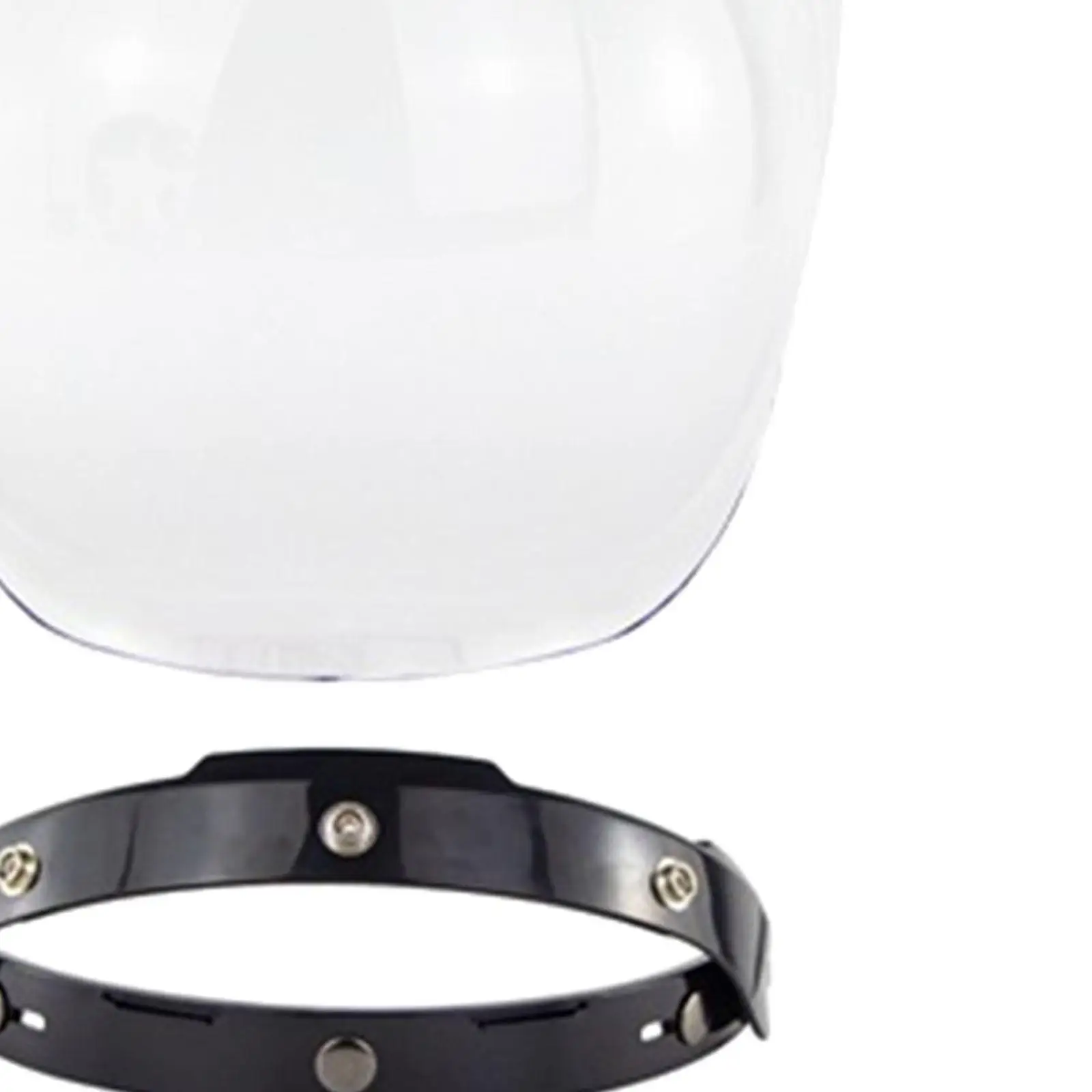 3 Snap Visor , Helmet Lens Visor Retro Lens Universal for Open Face Front Flip up