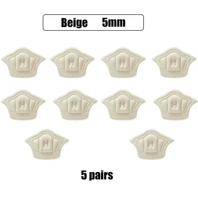 5 Paar Schoen Pad Voet Hak Kussen Pads Sportschoenen Verstelbare Anti-Wear Voeten Inzetstukken Hak Beschermer Sticker Binnenzool