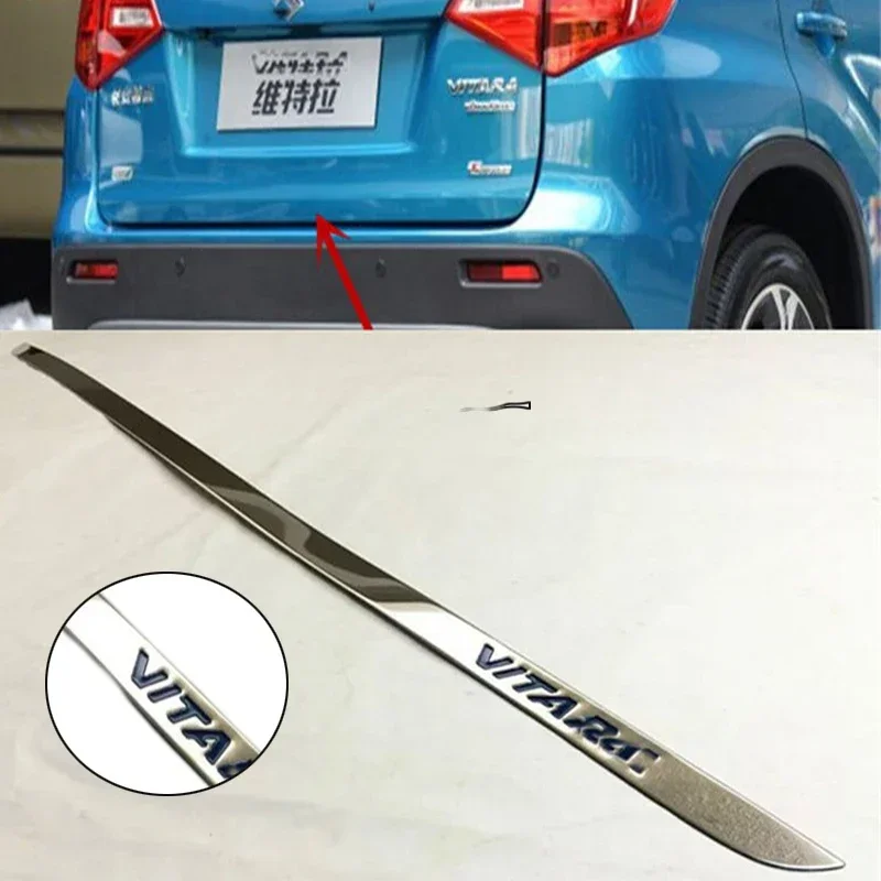 For Suzuki Vitra Modified Trim Strip Tailgate Trim Strip Vitara Trunk Special Decorative Bright Strip Car Accesories