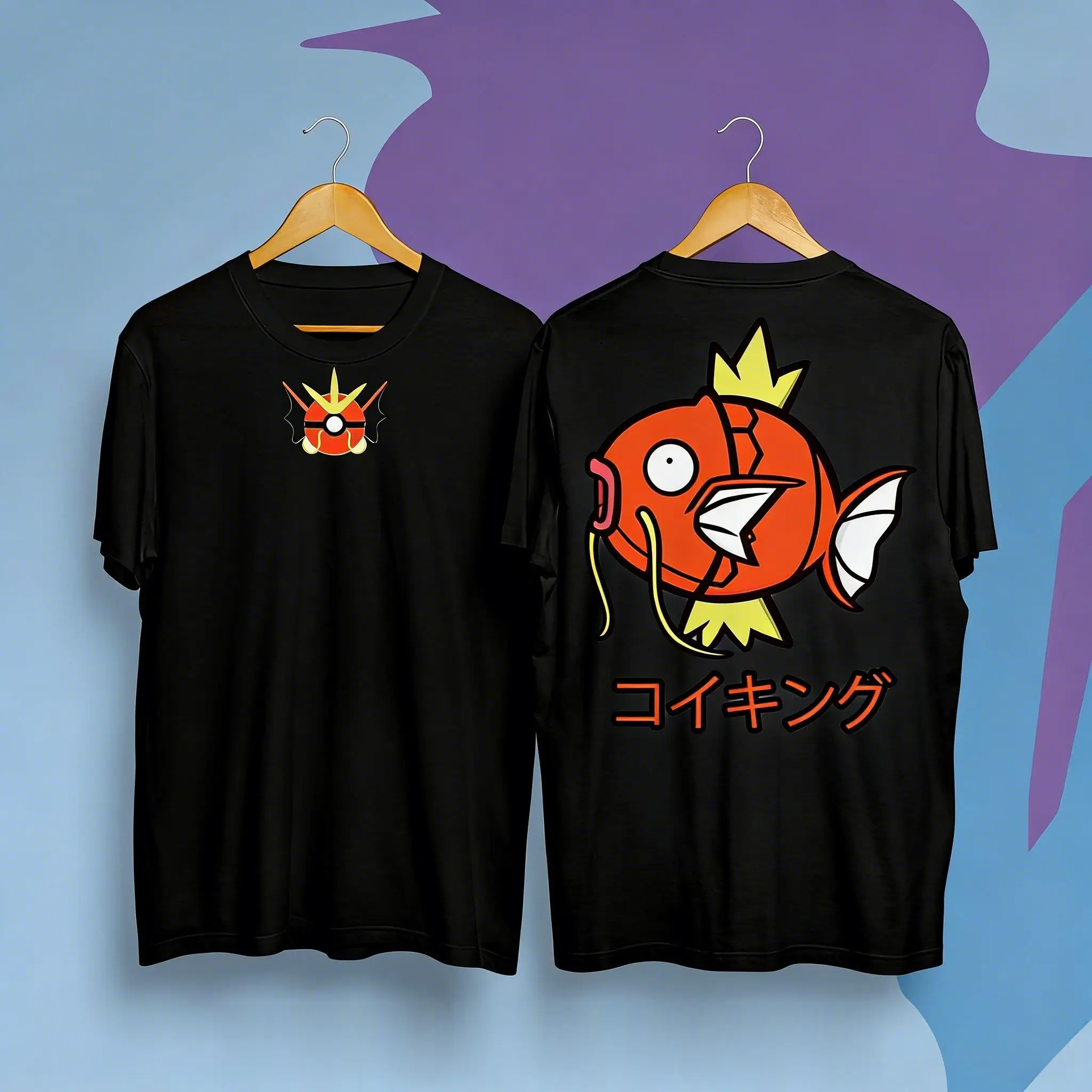 Unisex Pokemon Magikarp Anime T Shirt Men Women Cotton Short Sleeve Tee Graphic Print Cartoon Streetwear Casual Summer Tops 2026 view 5