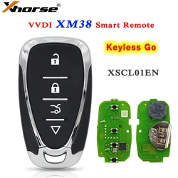 XHORSE XSCL01EN XS seria pilot uniwersalny VVDI XM38 inteligentny klucz dla VVDI2 VVDI narzędzie Mini kluczyk Max Pro dla stylu chervelet