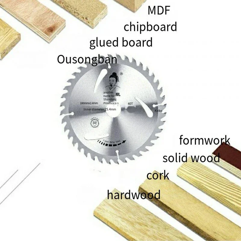 

Durable 4'' 40T Circular Saw Blade, 110*20mm Disc for Wood, Metal, and Plastic