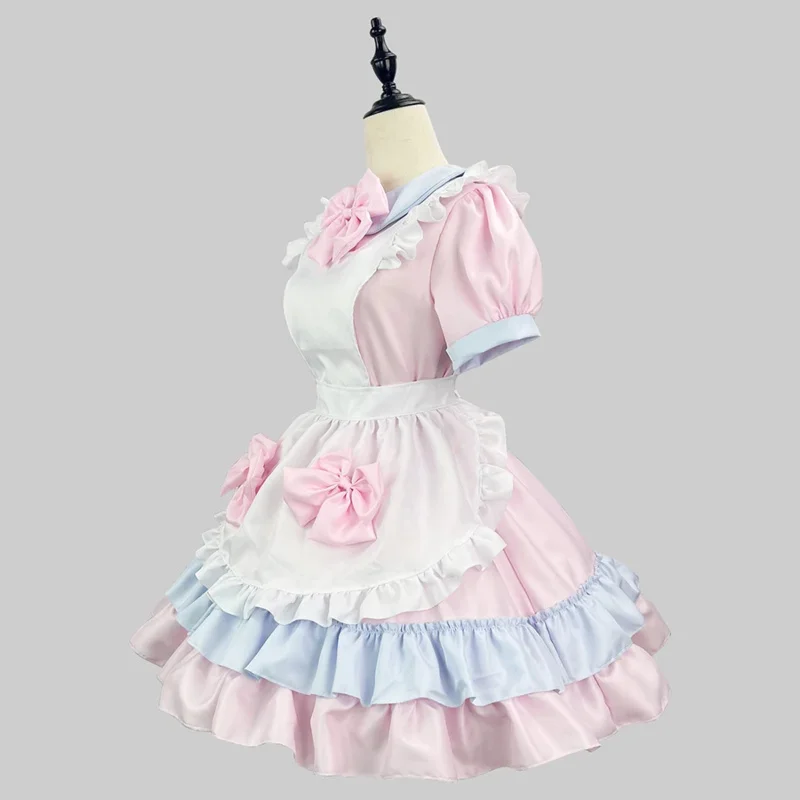 Sweet Pink Lolita fur s for Girls, Cute Girl Maid fur s, Anime Cosplay, Geluniform, Kawaii Clothing, Plus Size