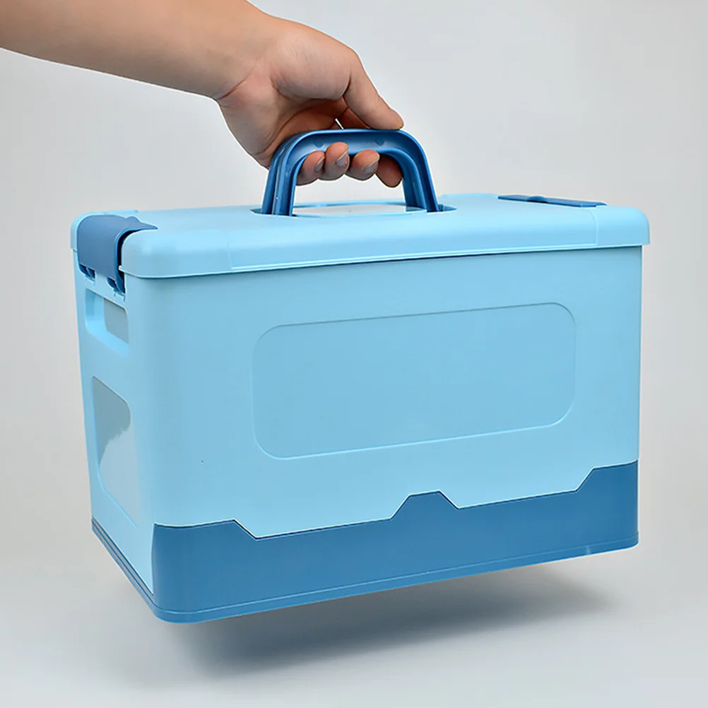 

Plastic Storage Box Large Capacity Foldable Portable Organizer For Tools Cosmetics Sundries Container Case