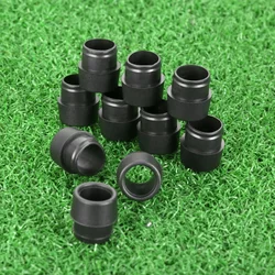 10Pcs Black Soft Plastic Golf Ferrules for G410 G35 Shaft Sleeve Adapter Tip 0.335/0.350/0.370 Golf Club Shafts Accessories