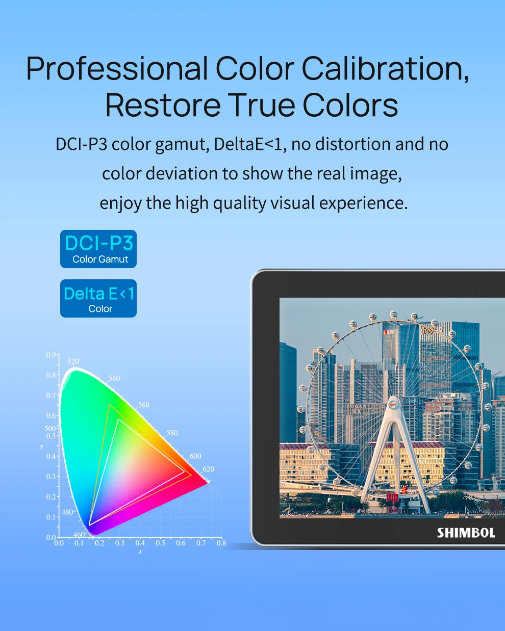 شاشة لمس 7 بوصة Shimbol Memory 7 Pro 4K HDMI/3G-SDI شاشة تسجيل ثلاثية الأبعاد LUT مخرج 2200Nits غلاف من الألومنيوم لكاميرات DSLR