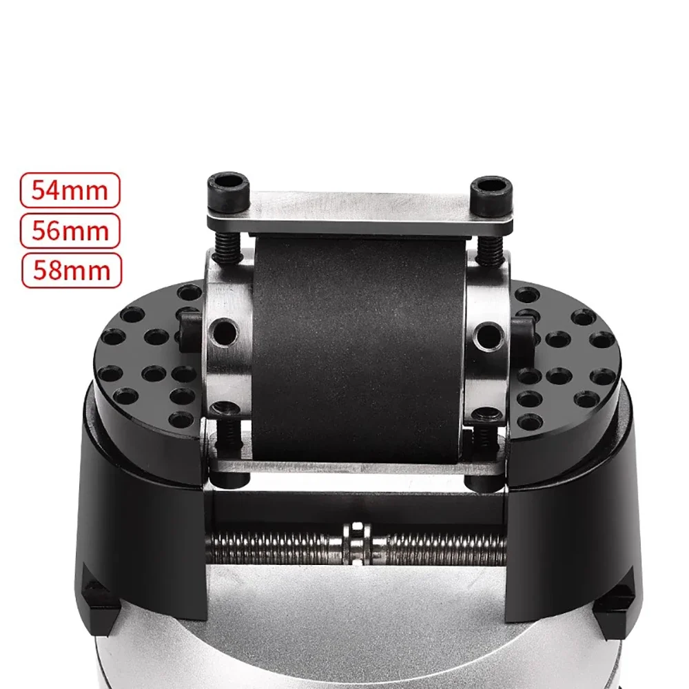 Rotating Ball Clamp Engraving Holder - Micro Pave Setting Workstation for Bracelets (54mm/56mm/58mm)