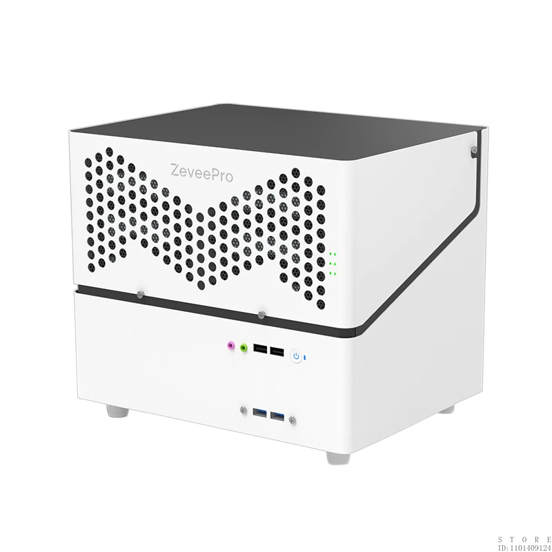 Six-bay NAS Storage Server NAS Chassis Case, ITX Motherboard, 1U Standard Power Supply, SATA Backplane