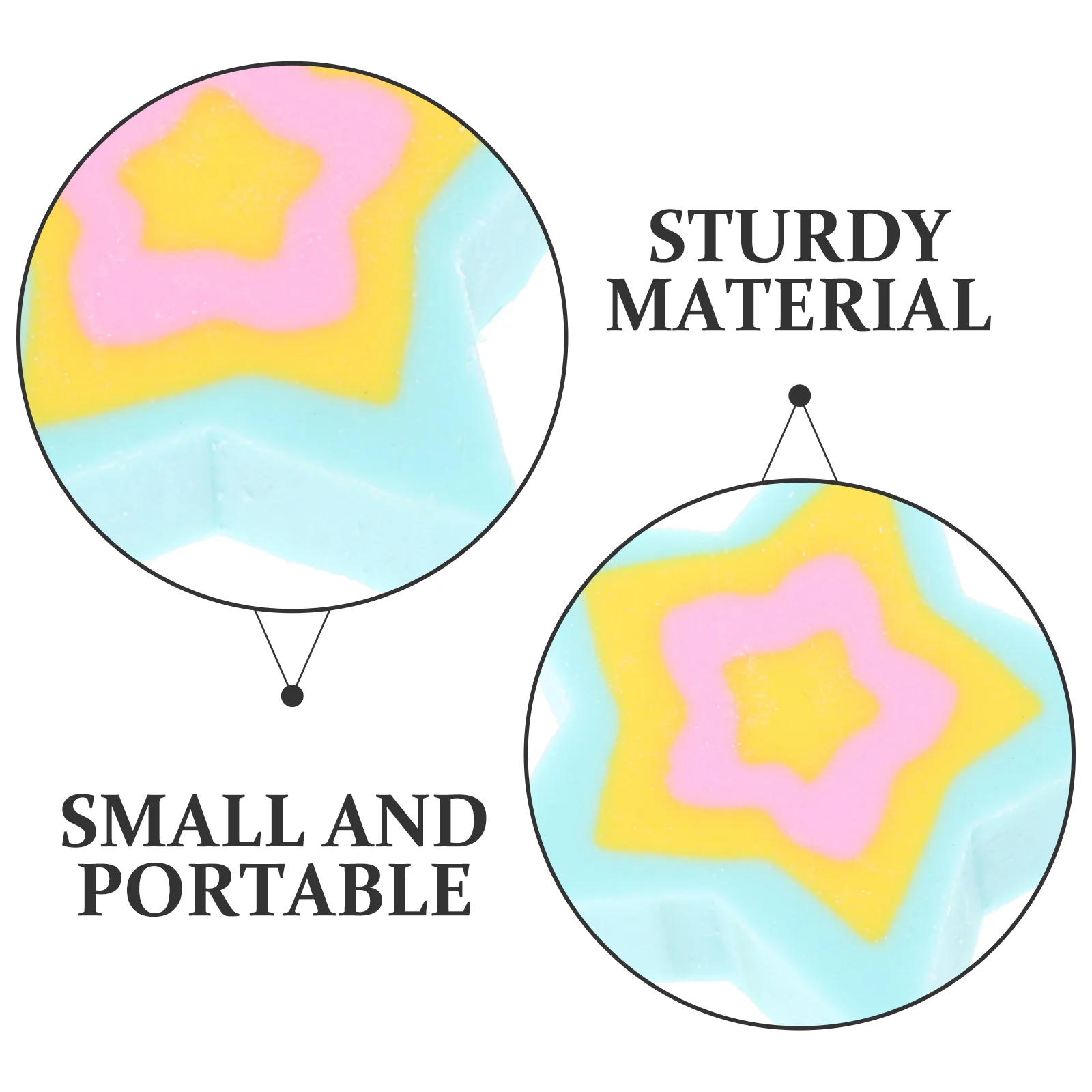 50 Uds. Borradores pequeños en forma de estrella, borradores en miniatura multifunción, suministros escolares Kawaii, borradores en miniatura para escribir Mi portátiles