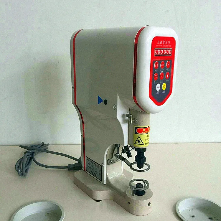 Four-in-one buckle machine, safety ring anti-thug positioning cornhole rivet machine, computer direct drive buckle