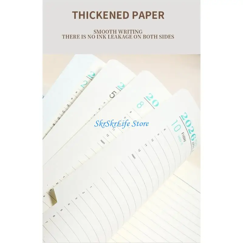 

E65E 2026 Academic Business Planner Featuring To Do Lists Calendar Pages Premium Recyclable Paper Time Management Notebook