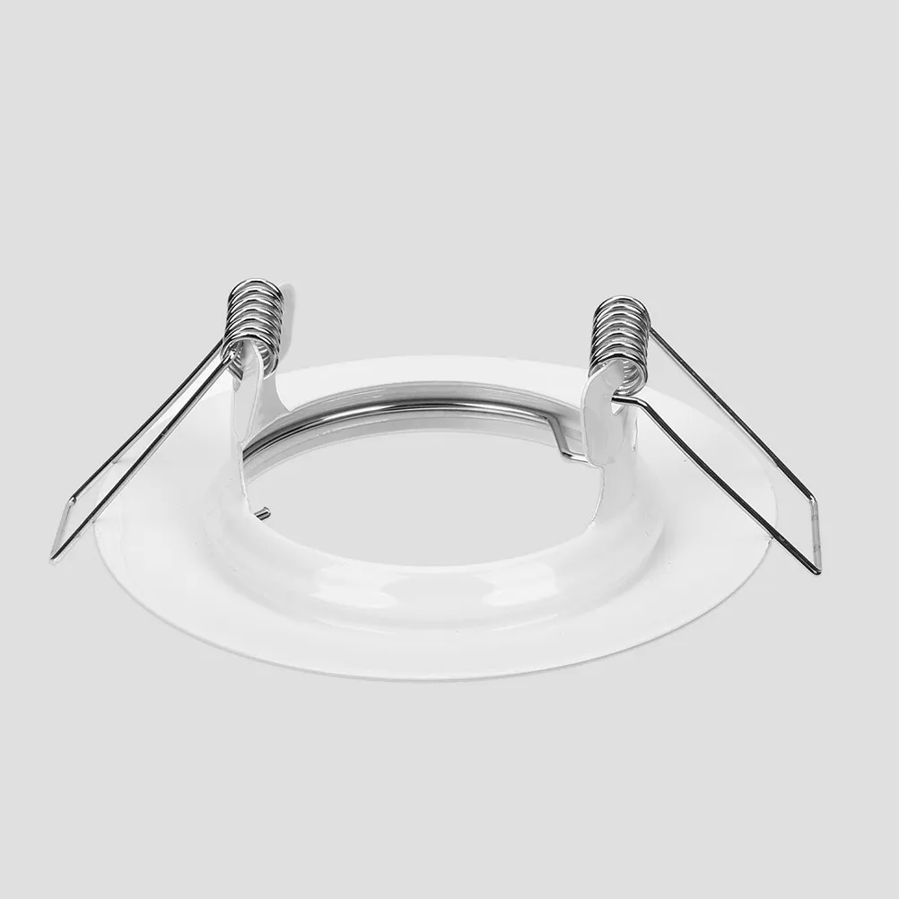 

Recessed Light Trim Ring Frame White 50Mm Cutout Secure Fit for Spotlight Bulbs Recessed Lighting Cover Accessories