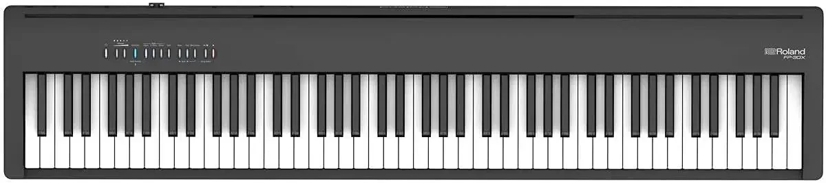 Keys SuperNATURAL Portable Digital Piano, Bundle with H&A Studio Monitor Headphones, Keyboard Stand, Bench and